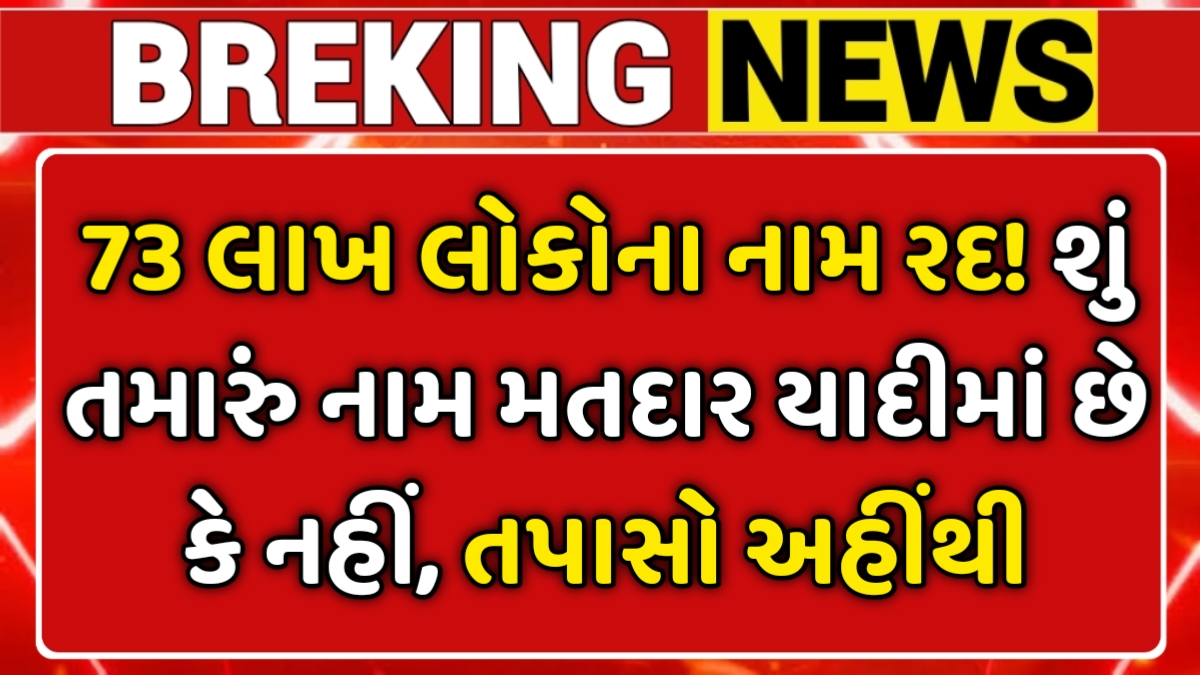 Gujarat Matdar Yadi 2025